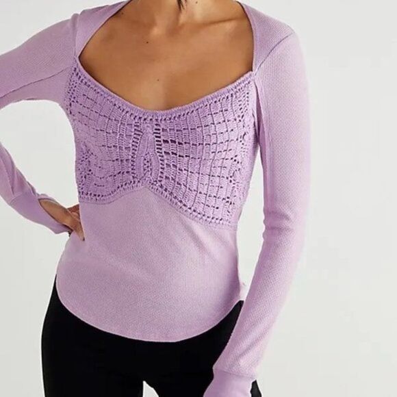 NWOT Free People Butterfly Dreams Top Size M - Picture 1 of 7